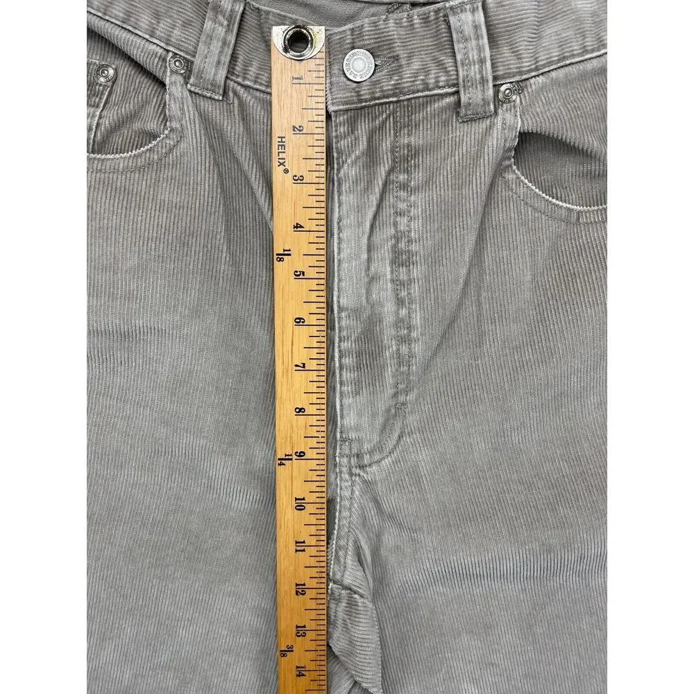 Eddie Bauer‎ Men's Corduroy Jeans 36x32 (Real 36x29) Grayish Tan Tapered
