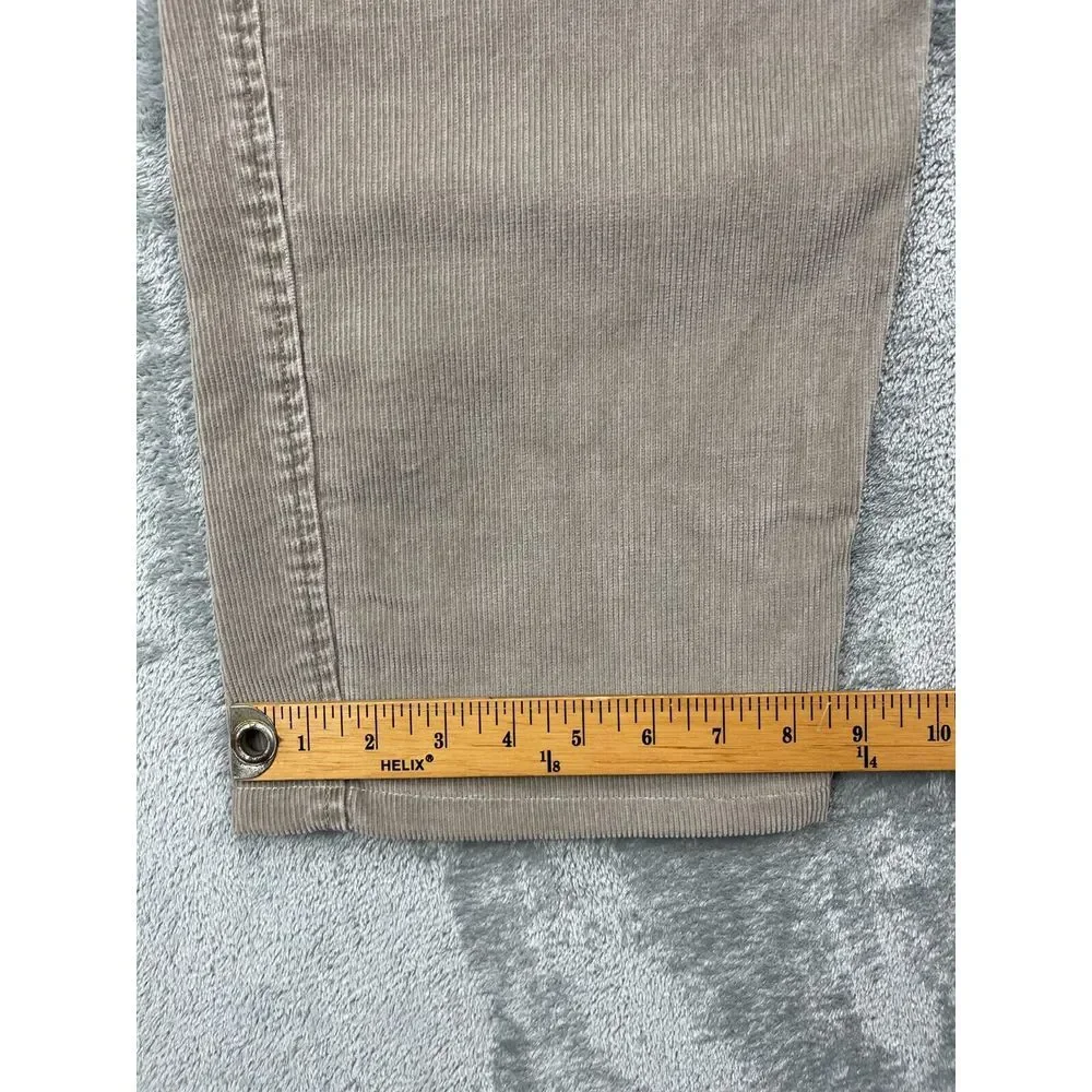 Eddie Bauer‎ Men's Corduroy Jeans 36x32 (Real 36x29) Grayish Tan Tapered