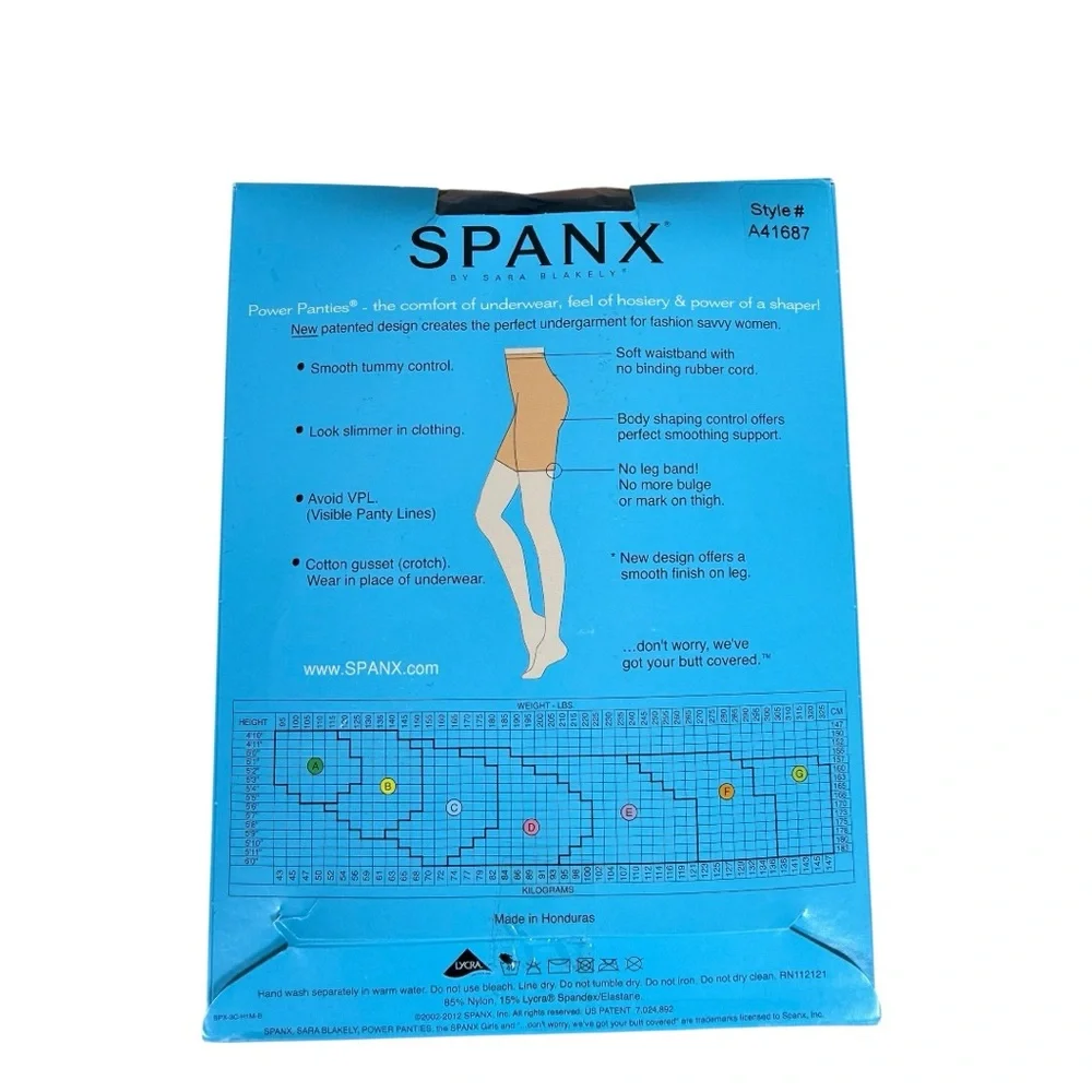 SPANX Women's Black Power Panties‎