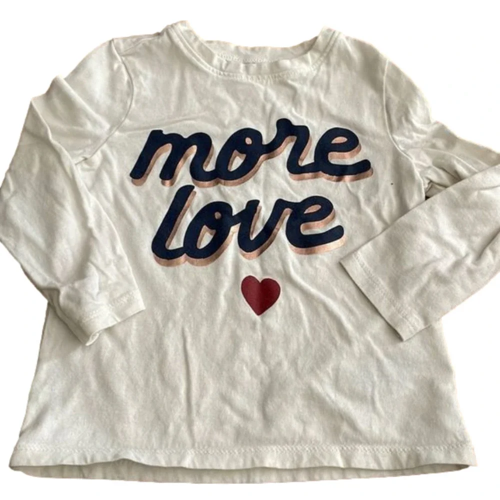 OLD NAVY 𝅺old navy 2 t off white long sleeve top good condition