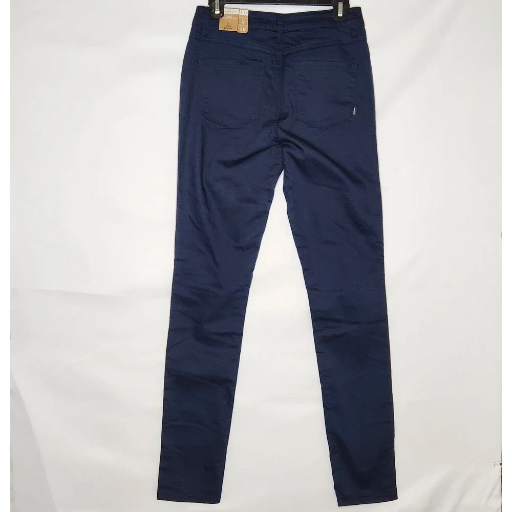 prAna Kayla Mid Rise Slim Performance Organic Cotton Denim Jeans 2/26T Indigo