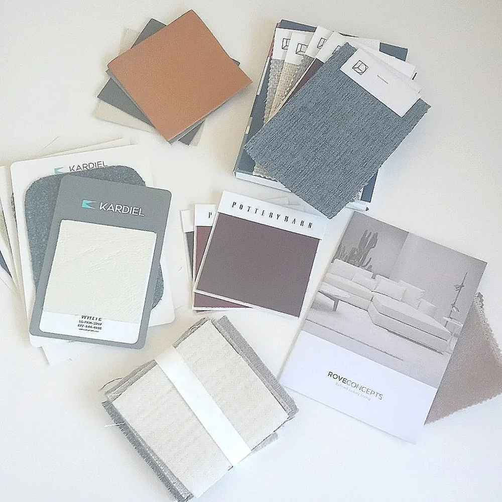 Huge Lot of Fabric Swatches Kardiel Pottery Barn Interior Define Rove Concepts