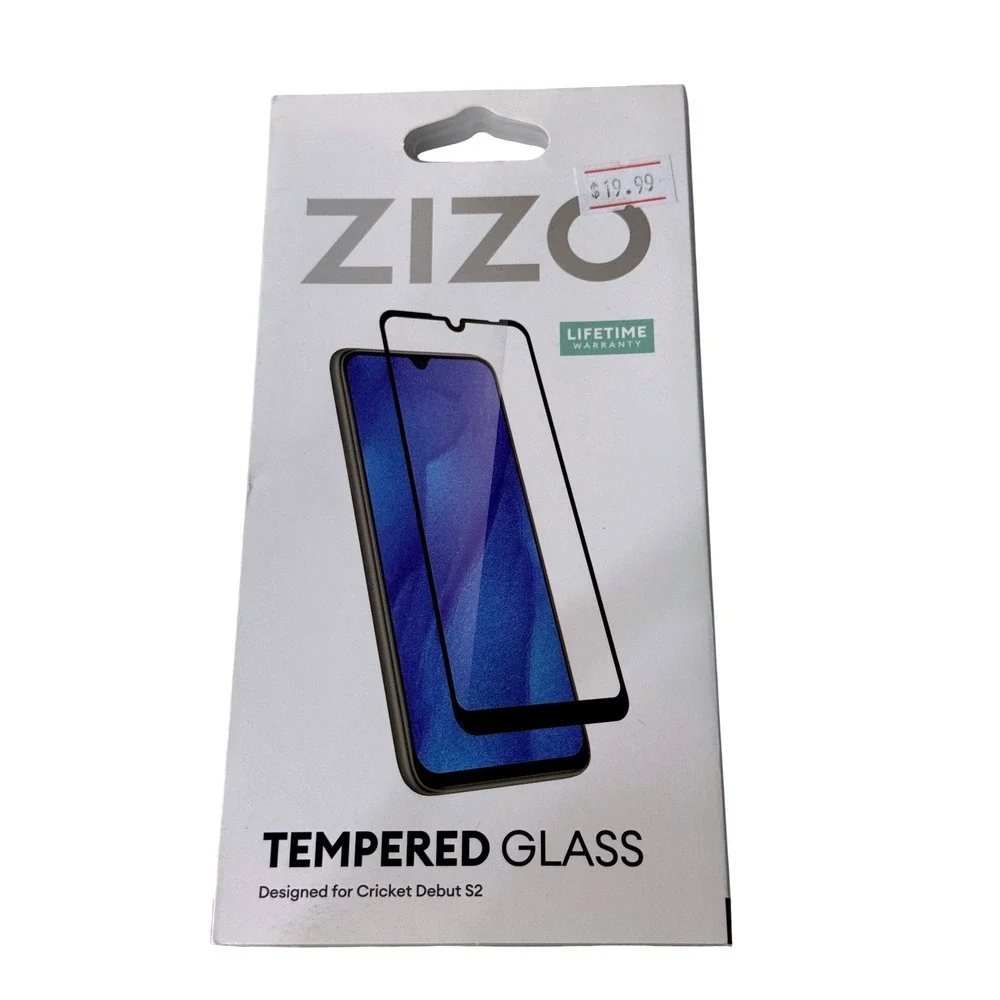 ZIZO Tempered Glass Screen Protector for Cricket Debut S2 9H Hardness Clear New