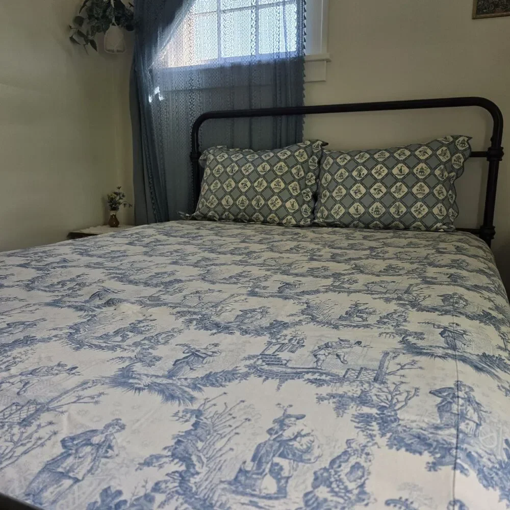 Jane Wilner FULL/QUEEN Duvet Cover Set 2 Shams 