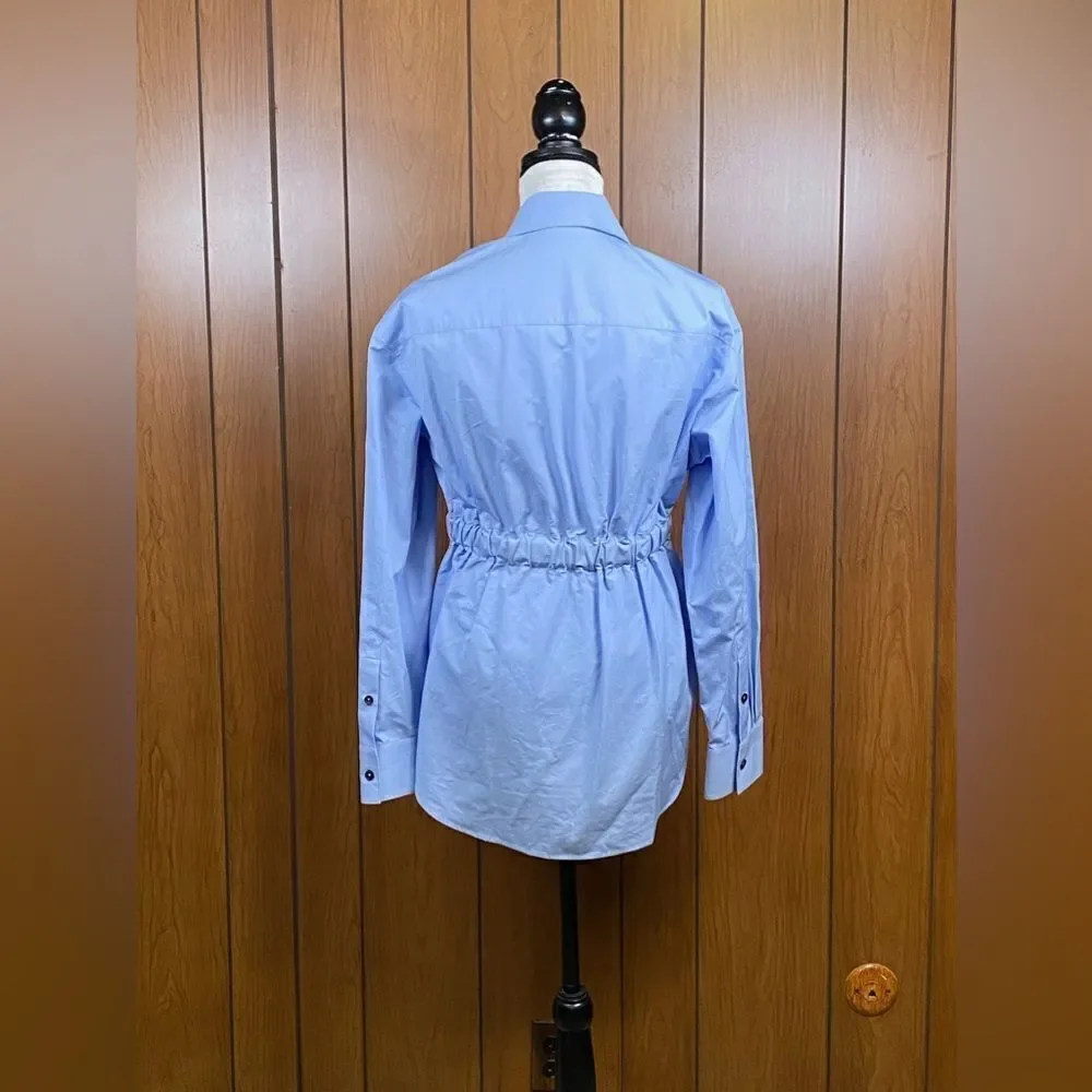 Alexander Wang Oversized Belted Cotton Shirt size M
