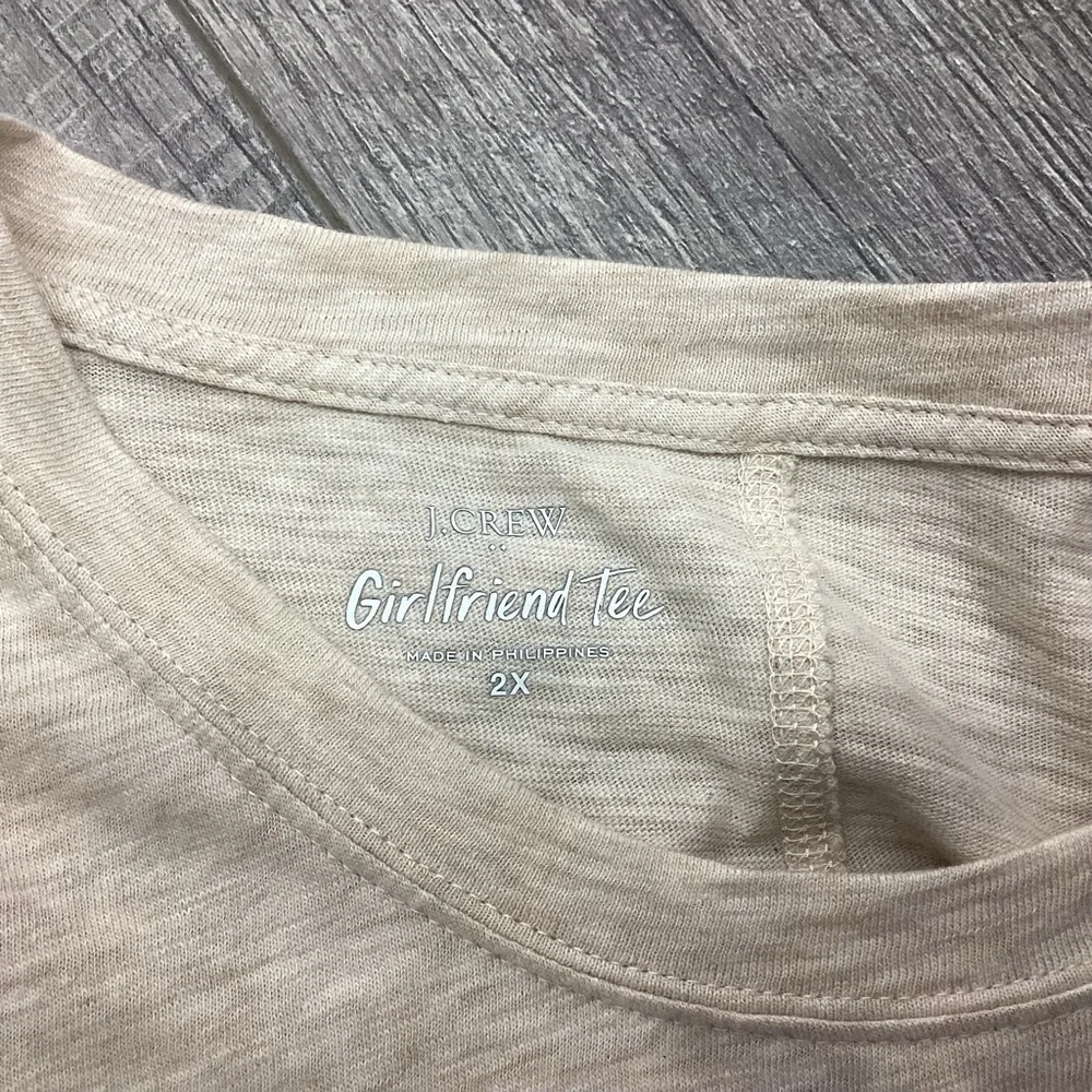 J. Crew Crewneck Girlfriend Tee Size 2X NWT