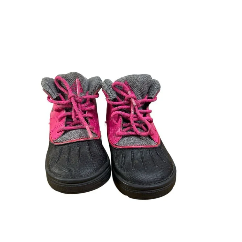 Girls Nike ACG Woodside 2 High Winter Boots 7C Pink Black