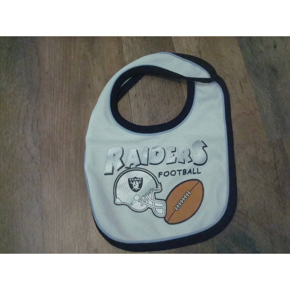 OAKLAND RAIDERS BABY‎ BIBS BIB DEADSTOCK VINTAGE TT3