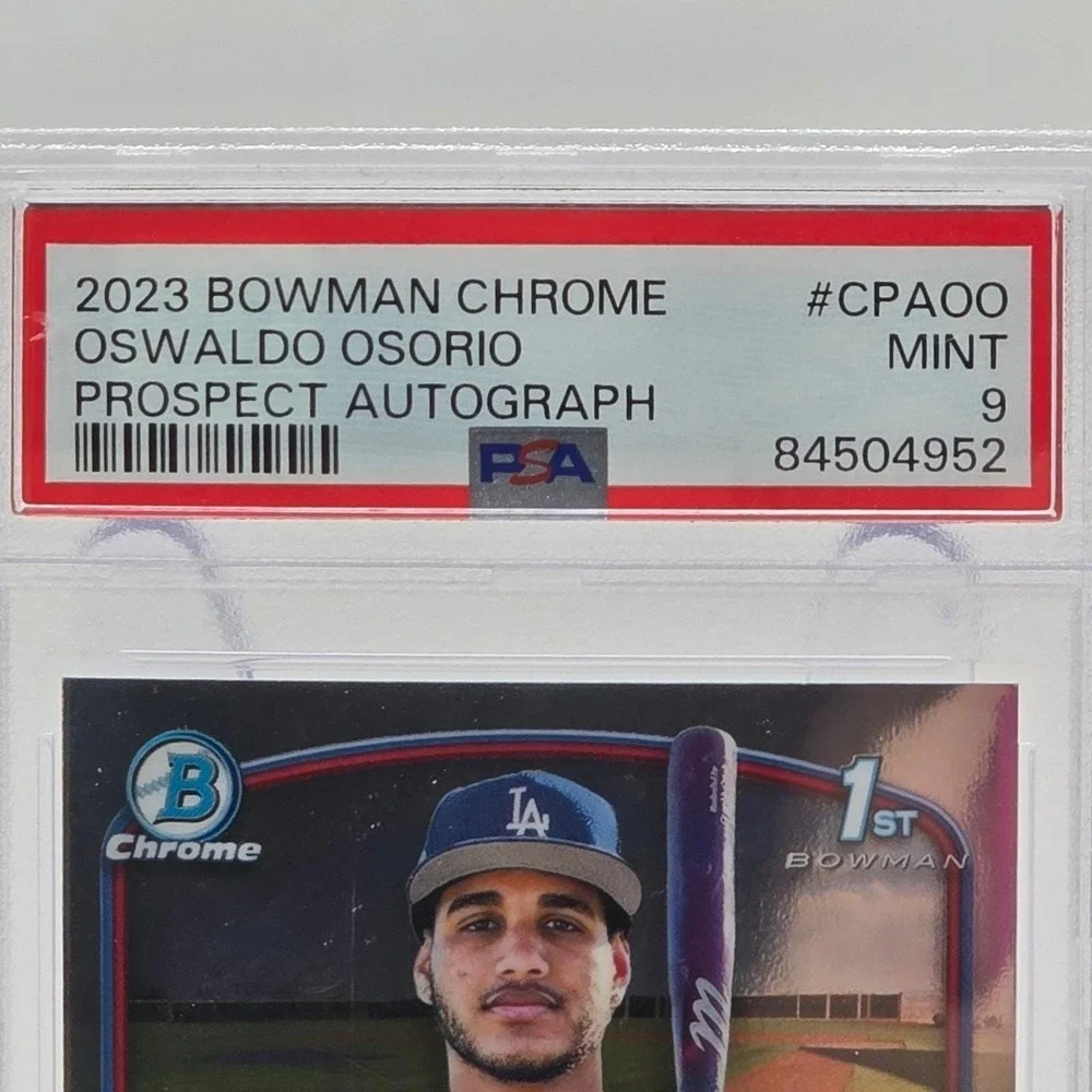 2023 Bowman Chrome Oswaldo Osorio 1st Prospect Autograph PSA 9 Mint CPA-OO