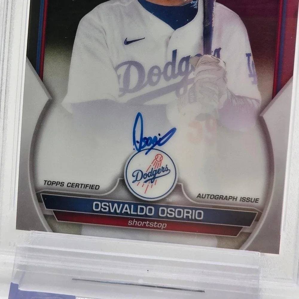 2023 Bowman Chrome Oswaldo Osorio 1st Prospect Autograph PSA 9 Mint CPA-OO