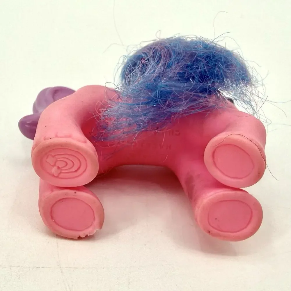 My Little Pony Sun Sparkle Pink MLP Yellow Sun Sparkle Eyes Jewel 1998 3