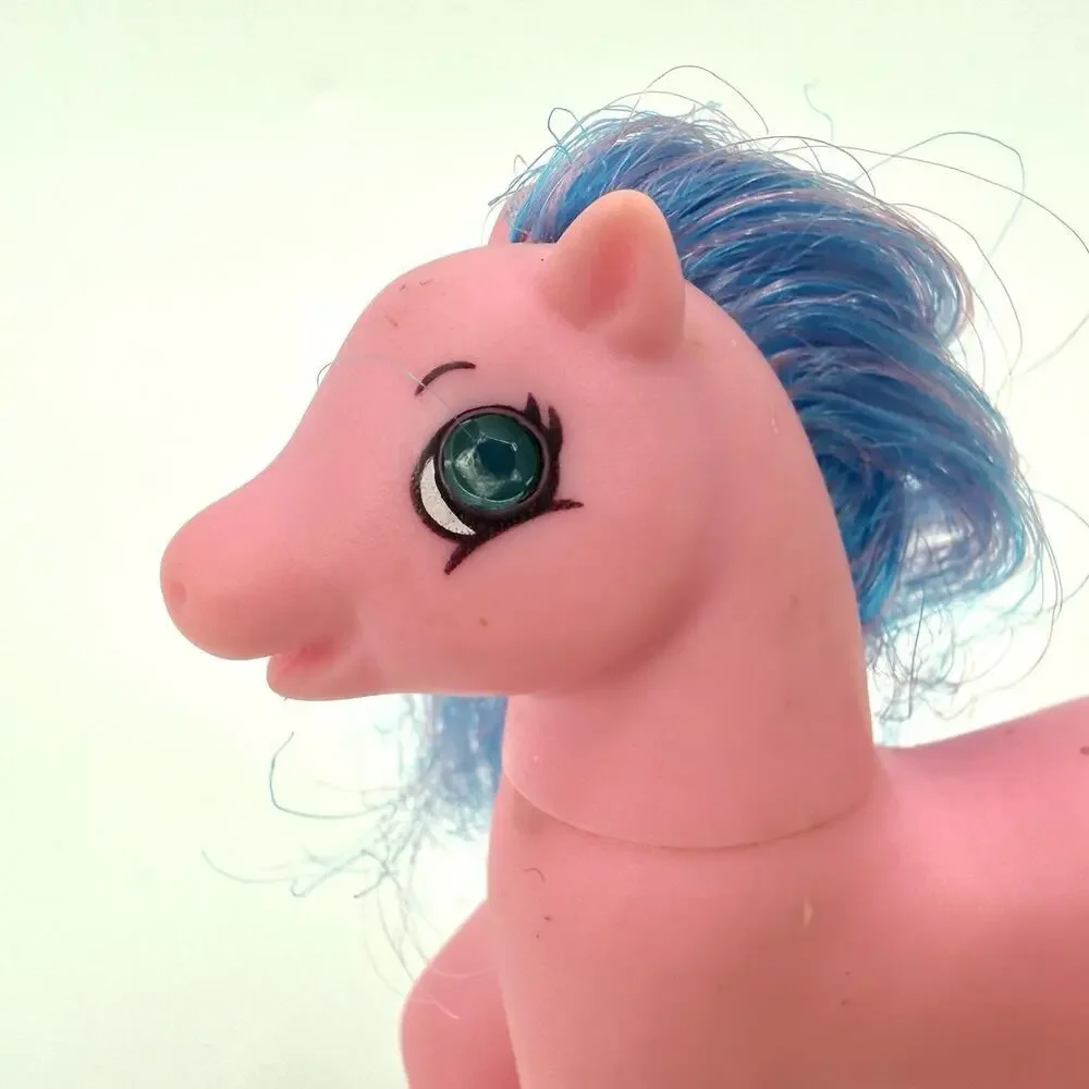 My Little Pony Sun Sparkle Pink MLP Yellow Sun Sparkle Eyes Jewel 1998 3