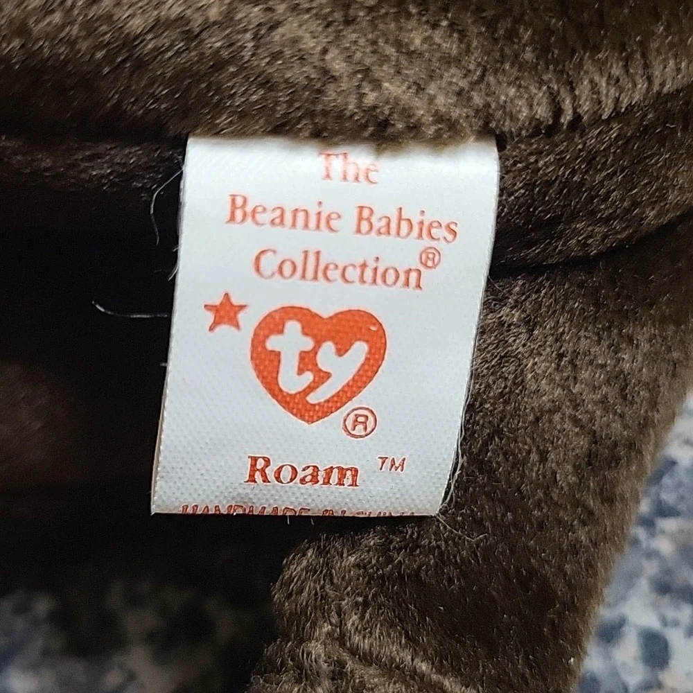 Ty Beanie Baby ROAM 1998 Retired No Tag‎ Errors