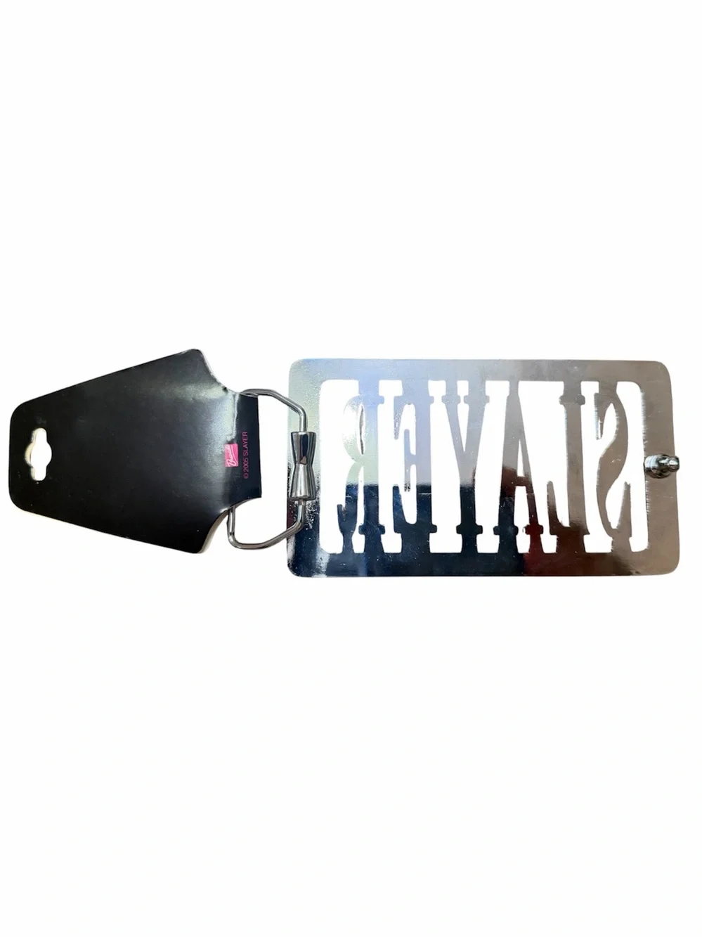 NWT Slayer Rectangle Band Logo Belt Buckle