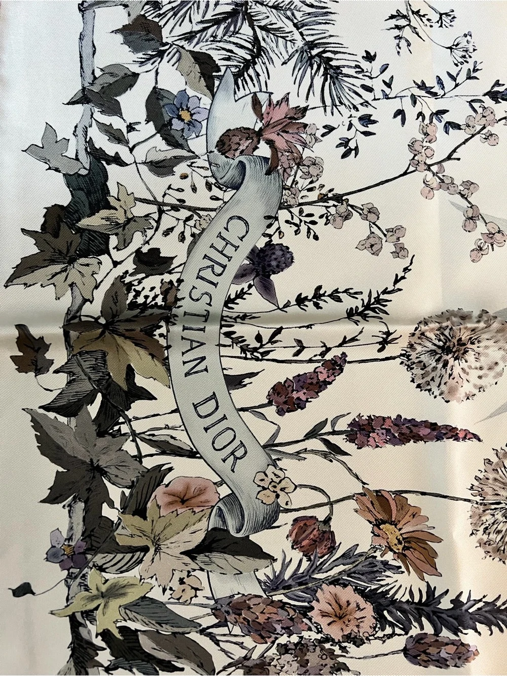 Dior luxury silk