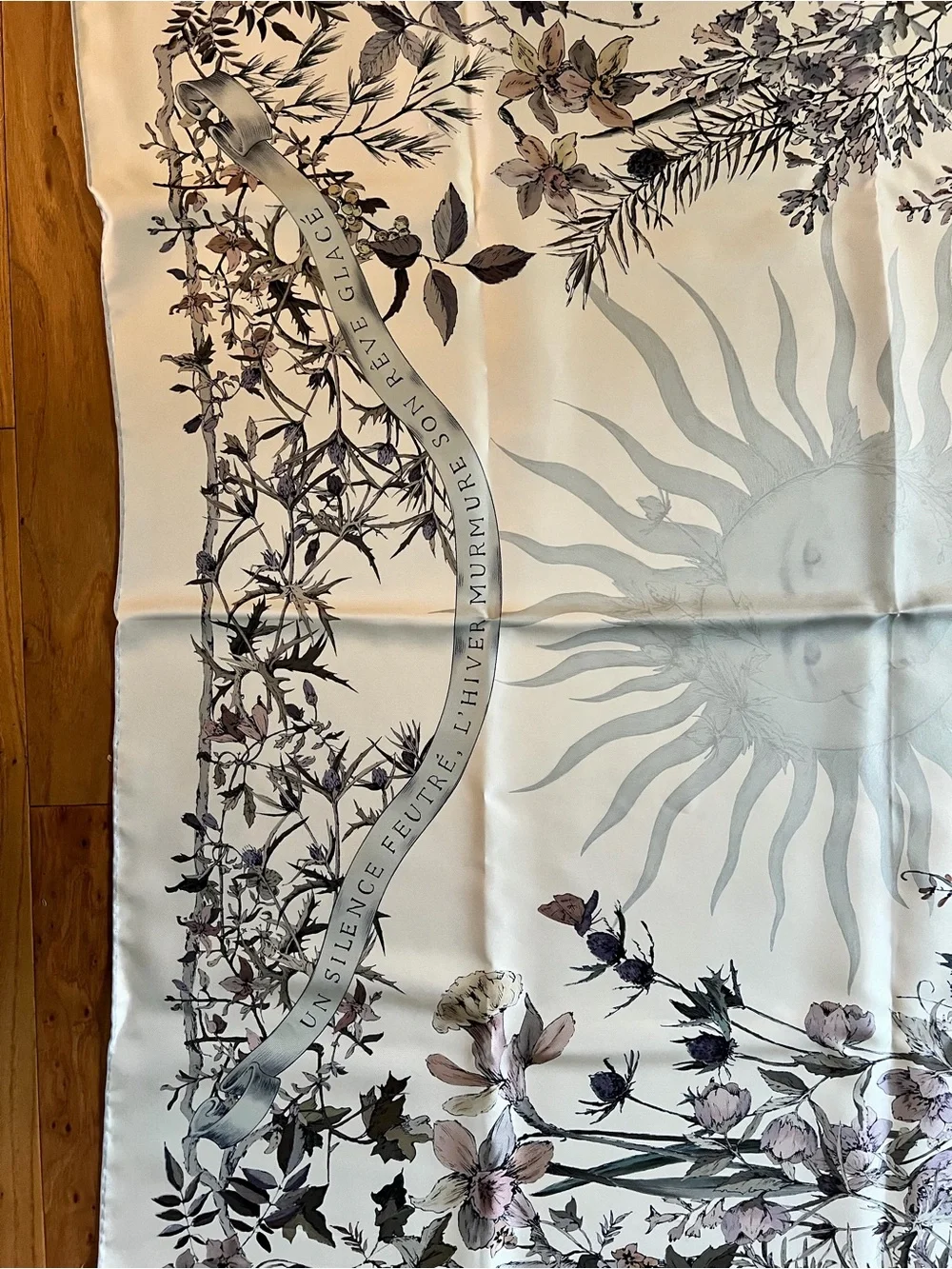 Dior luxury silk