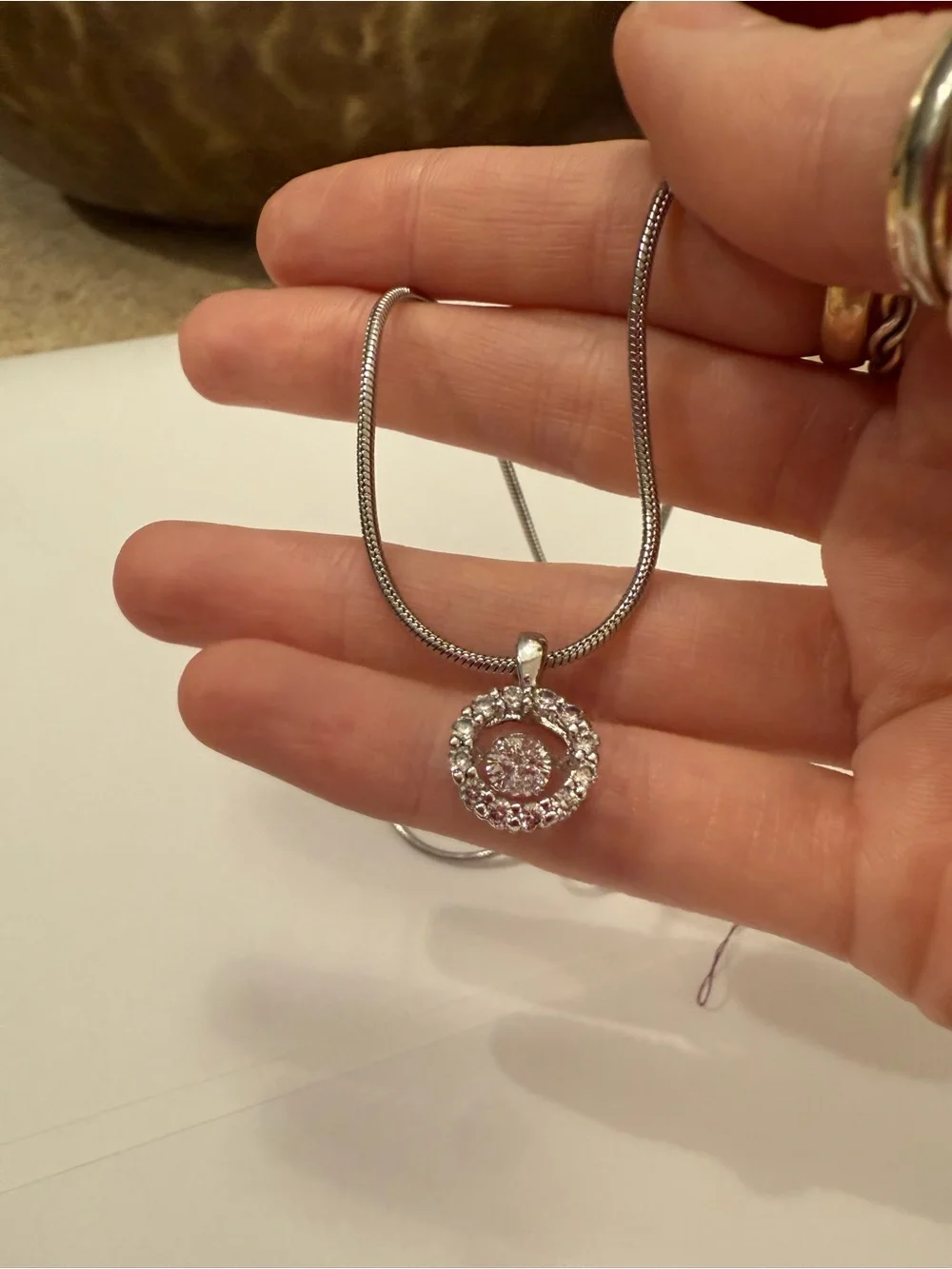 Diamond Pendant Necklace!