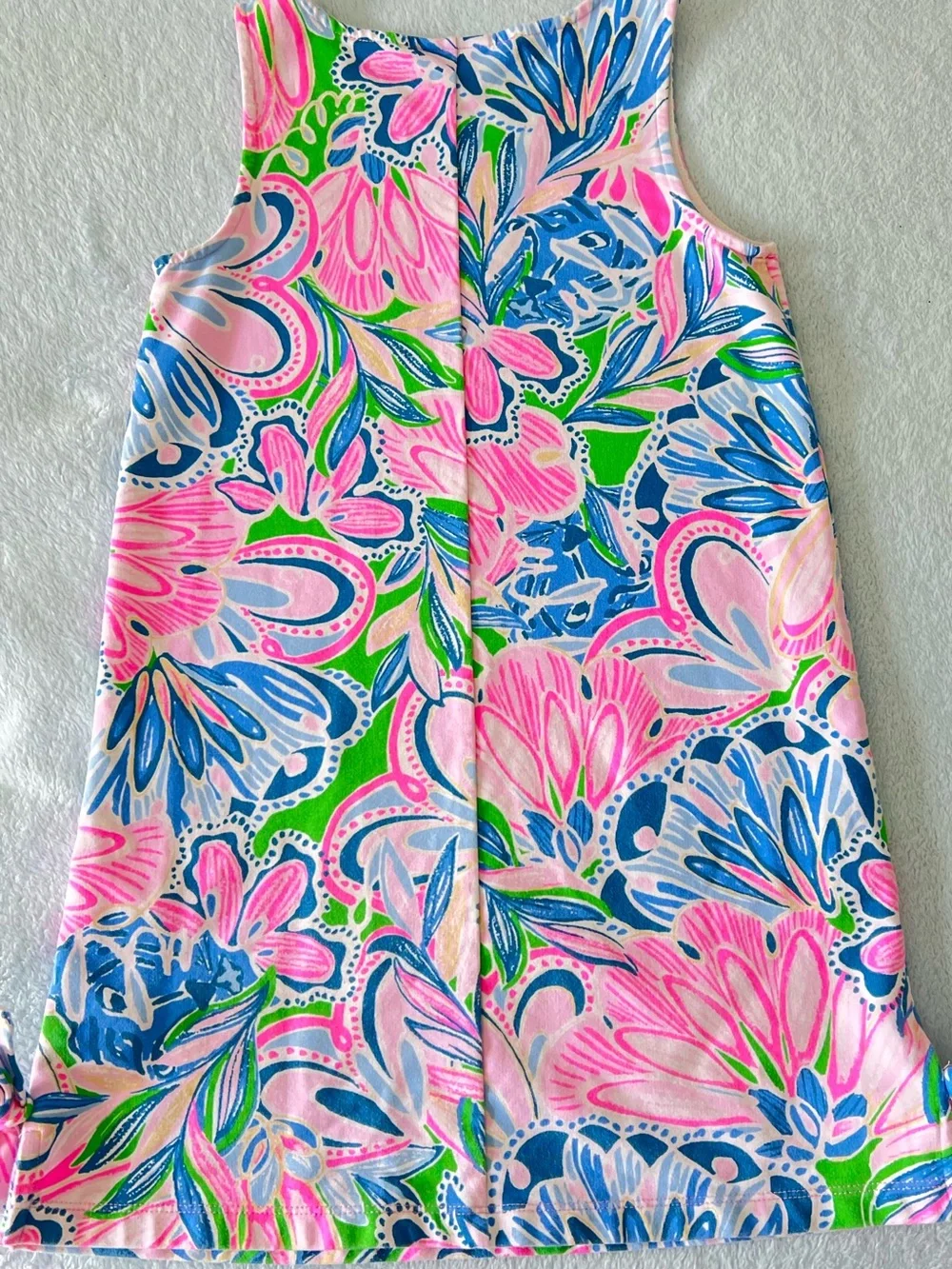 Lilly Pulitzer Shift dress Tiger Sunrise Print dress Size 6-7