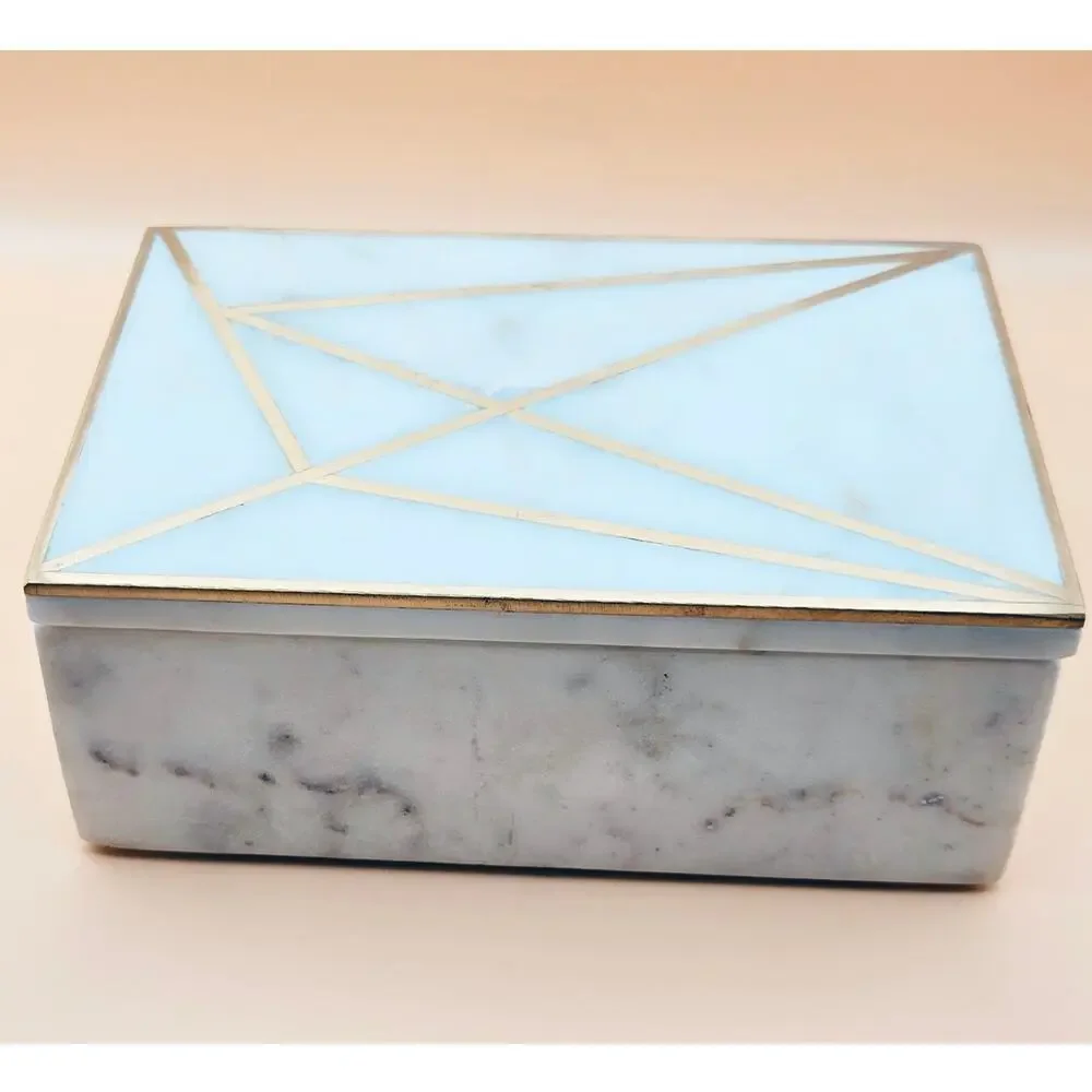 West Elm or white alabaster