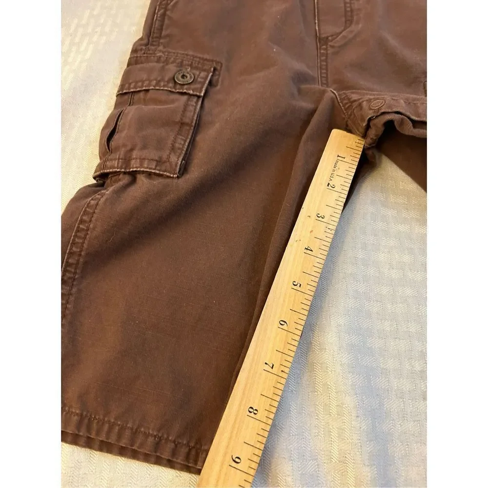 Oshkosh brown overalls 18m rn#96367 snaps‎