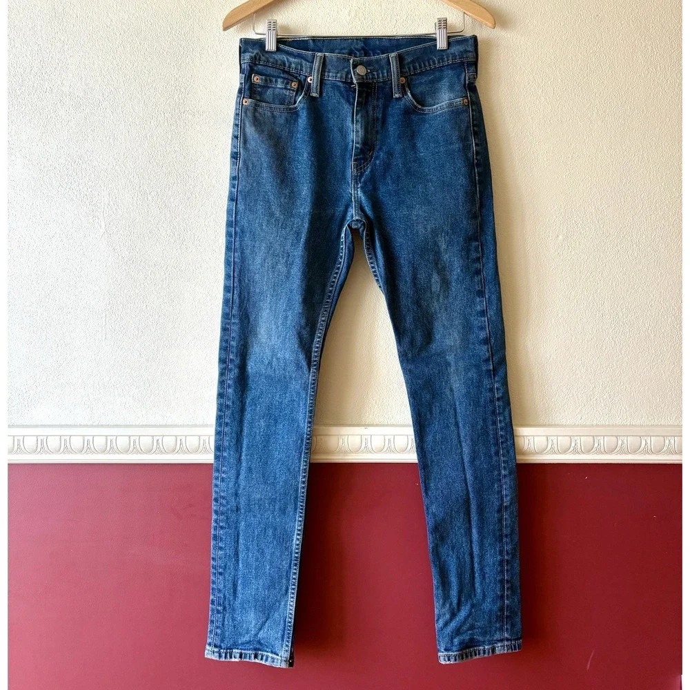 Levi Strauss 510 Skinny Jeans Men's 30x32 Premium Stretch Levi's Denim Zip Fly