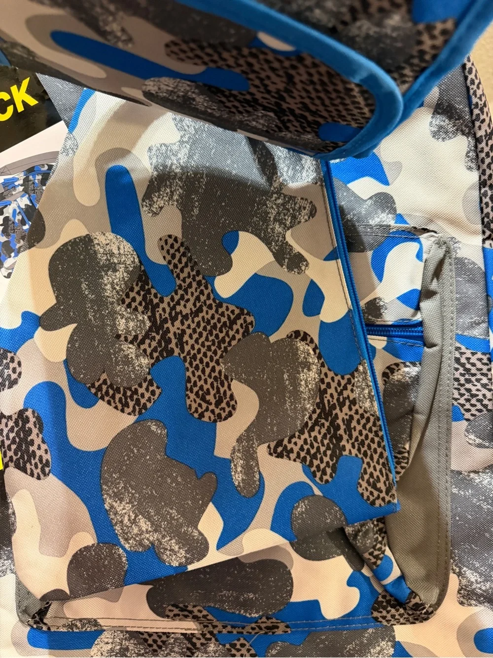Kids Blue & Gray Camo Backpack - Class Pack Value Set