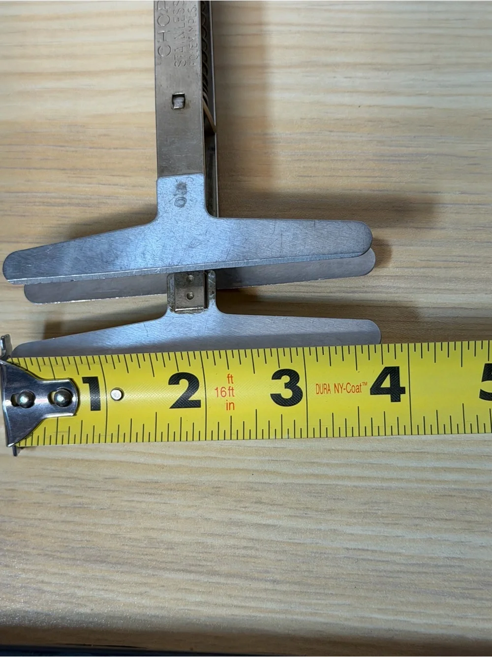 Vintage Red-Handled Foley T-Shape Food Chopper