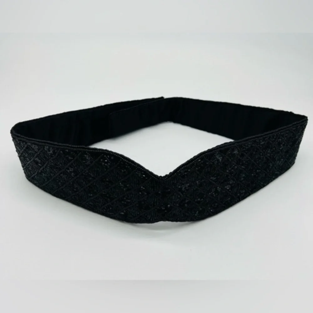 Exquisite beaded vintage Nordstrom women’s wide belt