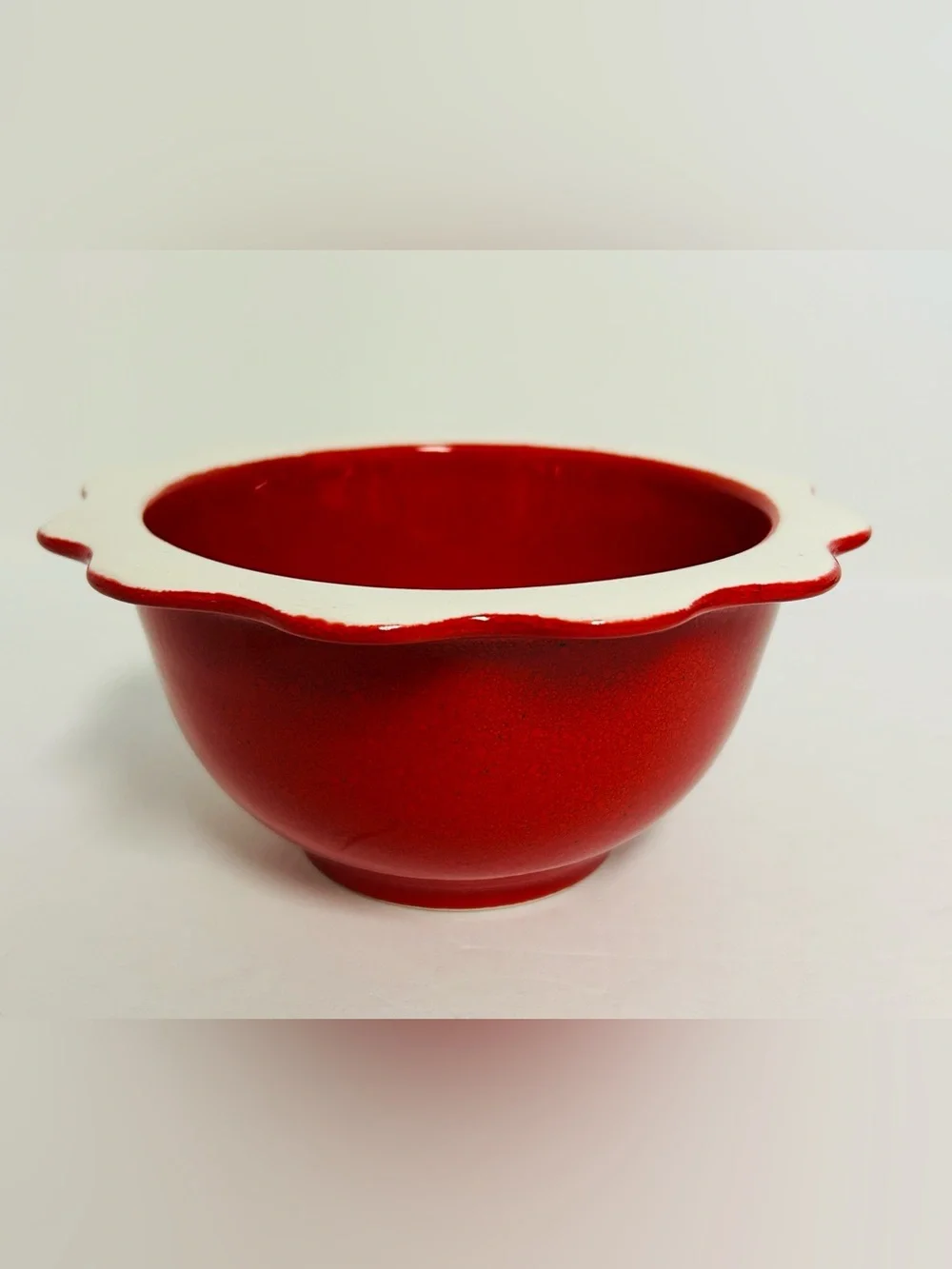 Crate & Barrel Made in Italy 90s 2000s Ceramiche Alfa Set of 6 Dessert Bowls