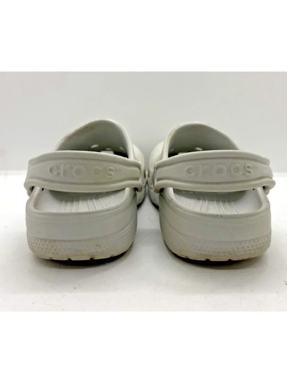 Crocs Classic Clogs Slip On Sandal Gray Sz J1 206991 Unisex Kids Juniors Comfort