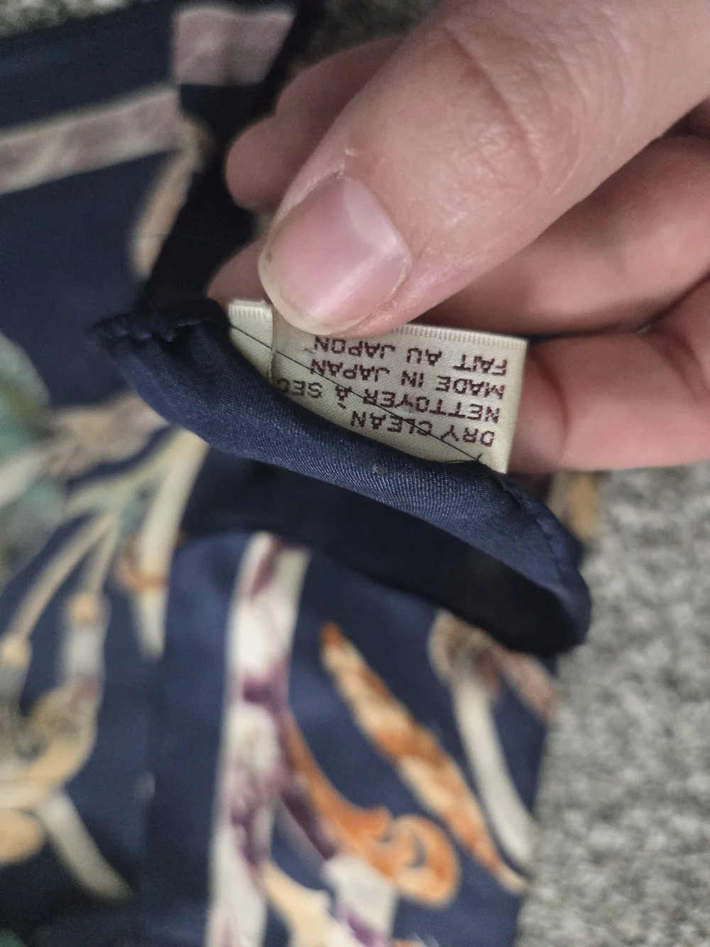 Anne Klein scarf ornate