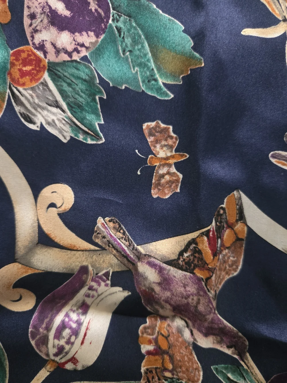 Anne Klein scarf ornate