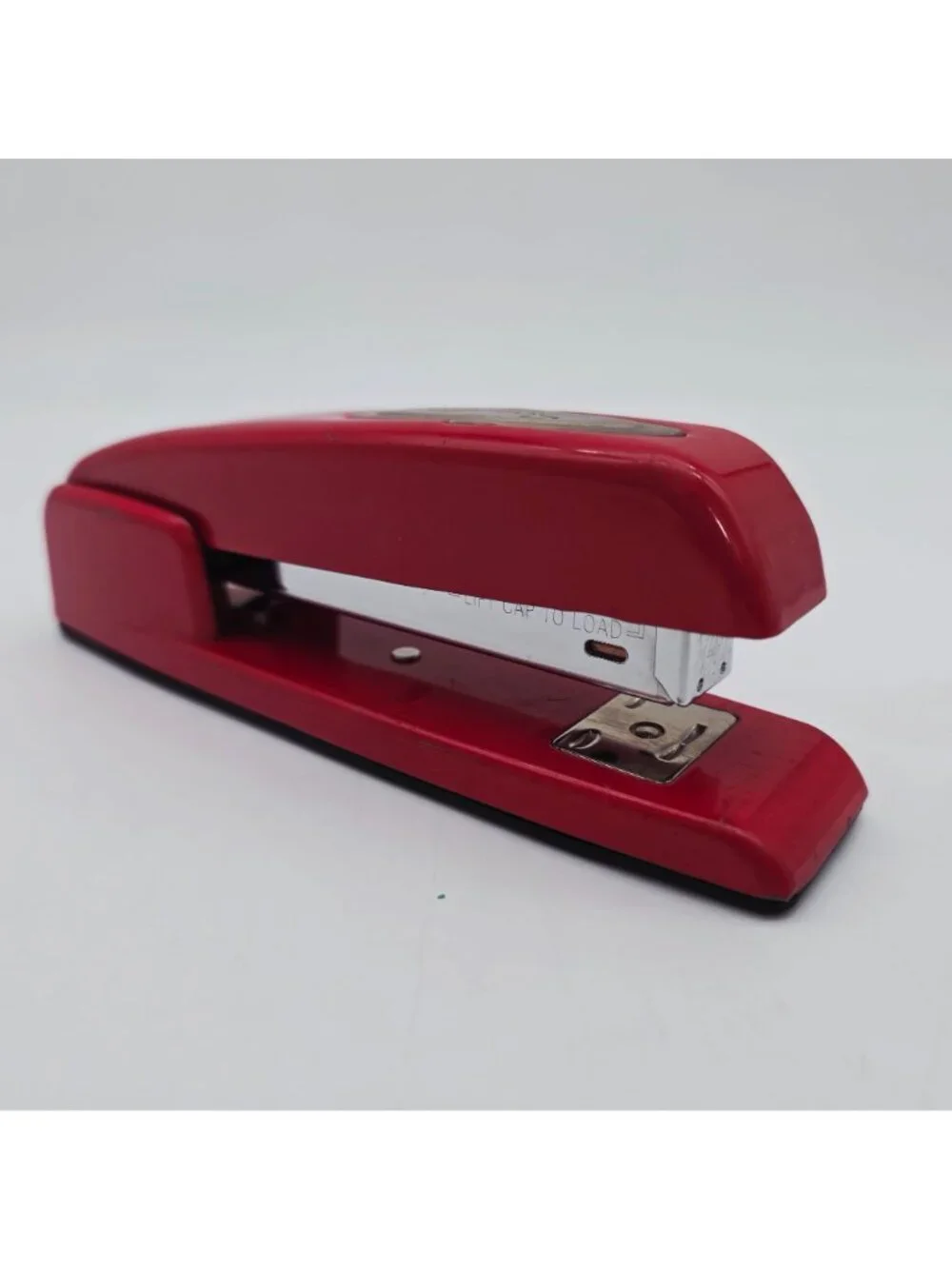 Swingline Red Desktop Stapler Vintage Metal Office Supply