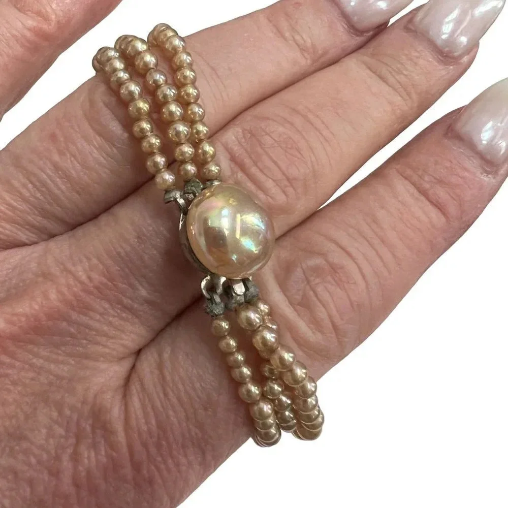 Vintage faux pearl