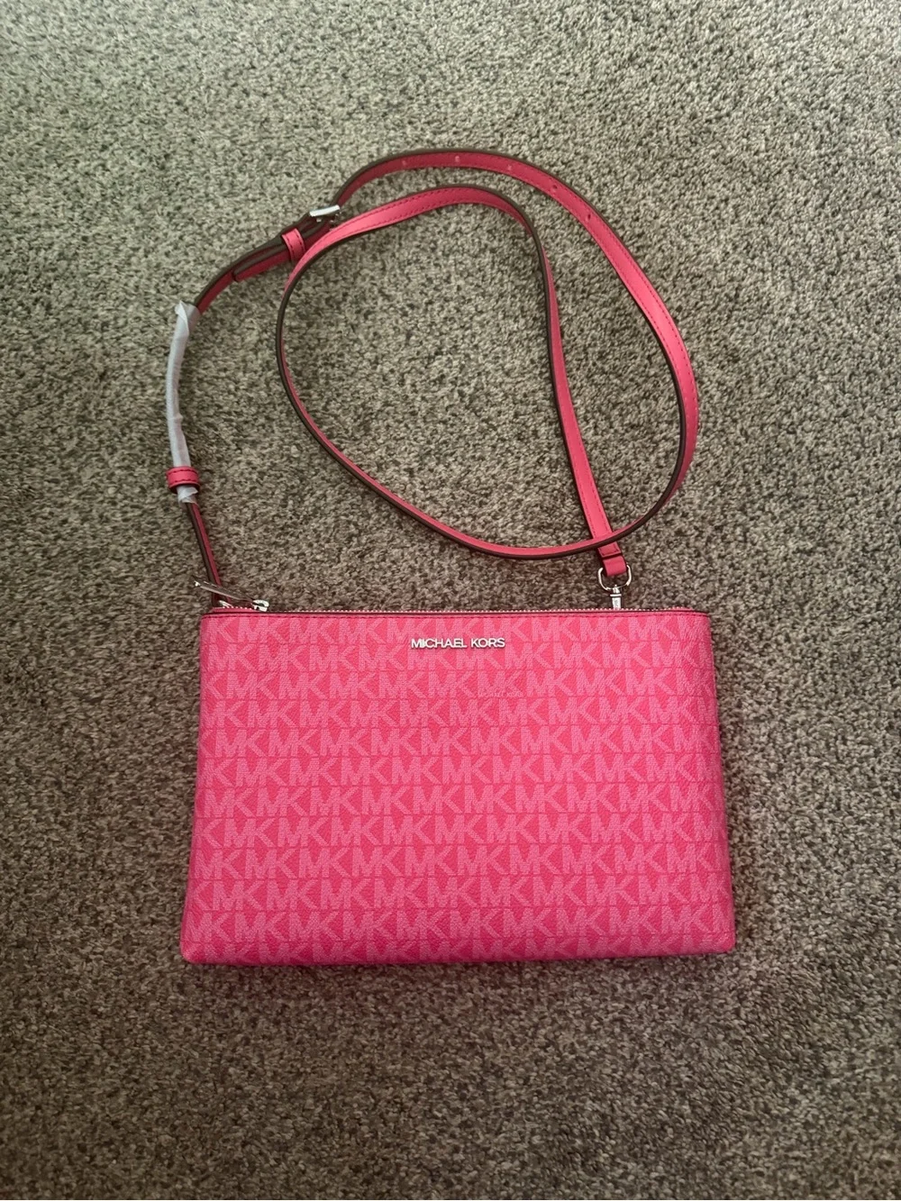 Michael Kors Pink Signature Crossbody Bag NWT