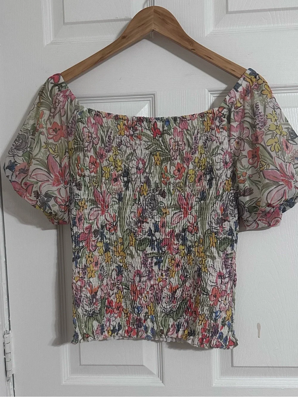 Anthropologie lightweight smocked