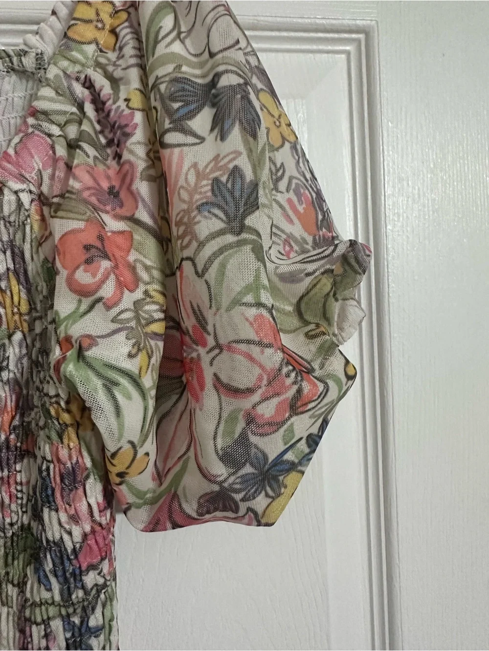 Anthropologie lightweight smocked