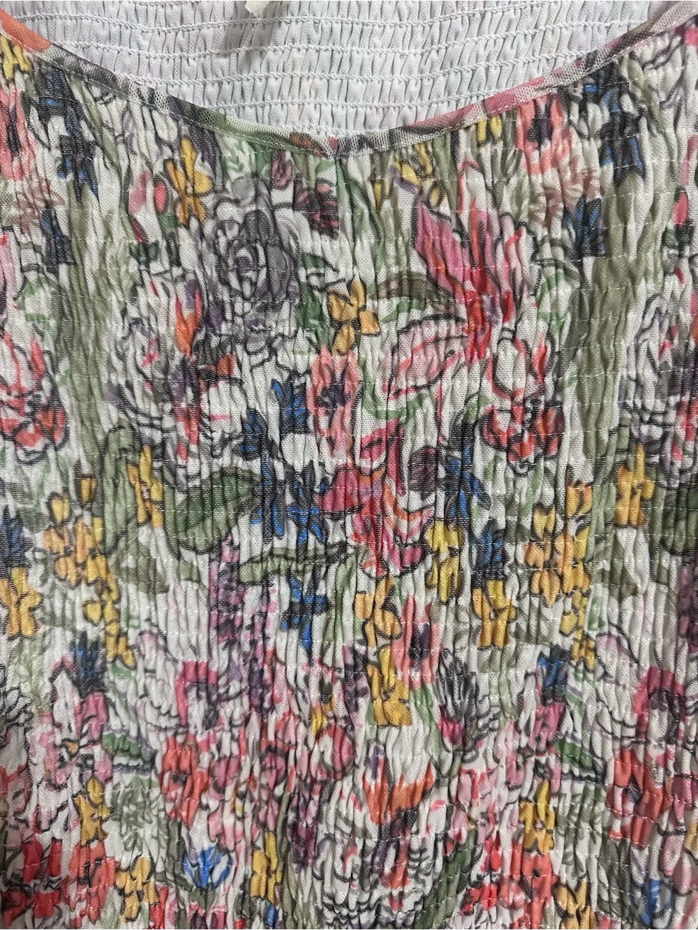 Anthropologie lightweight smocked