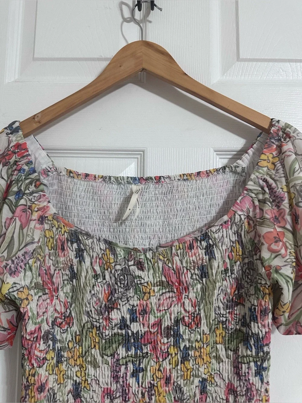Anthropologie lightweight smocked