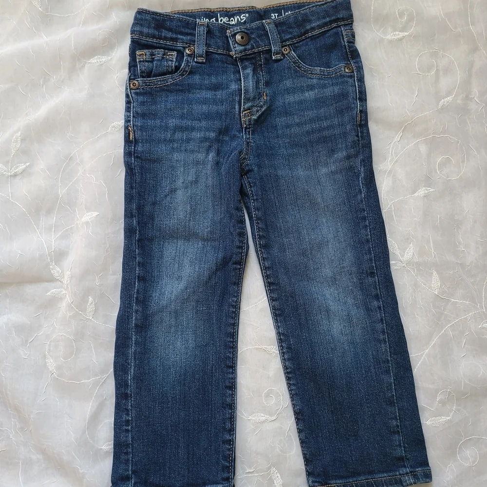 Jumping Beans Blue Straight Leg Jeans with Classic Style For Boys
