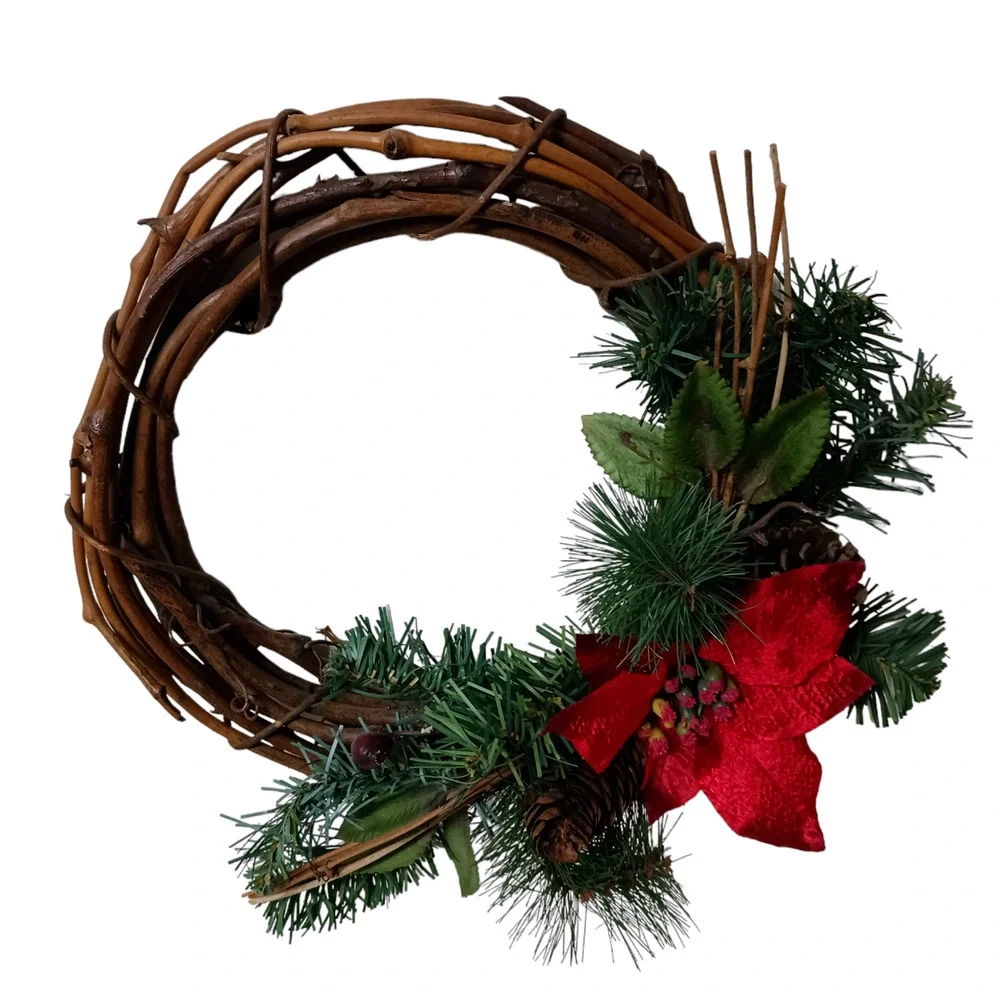 Grapevine Wreath Christmas Decor 12