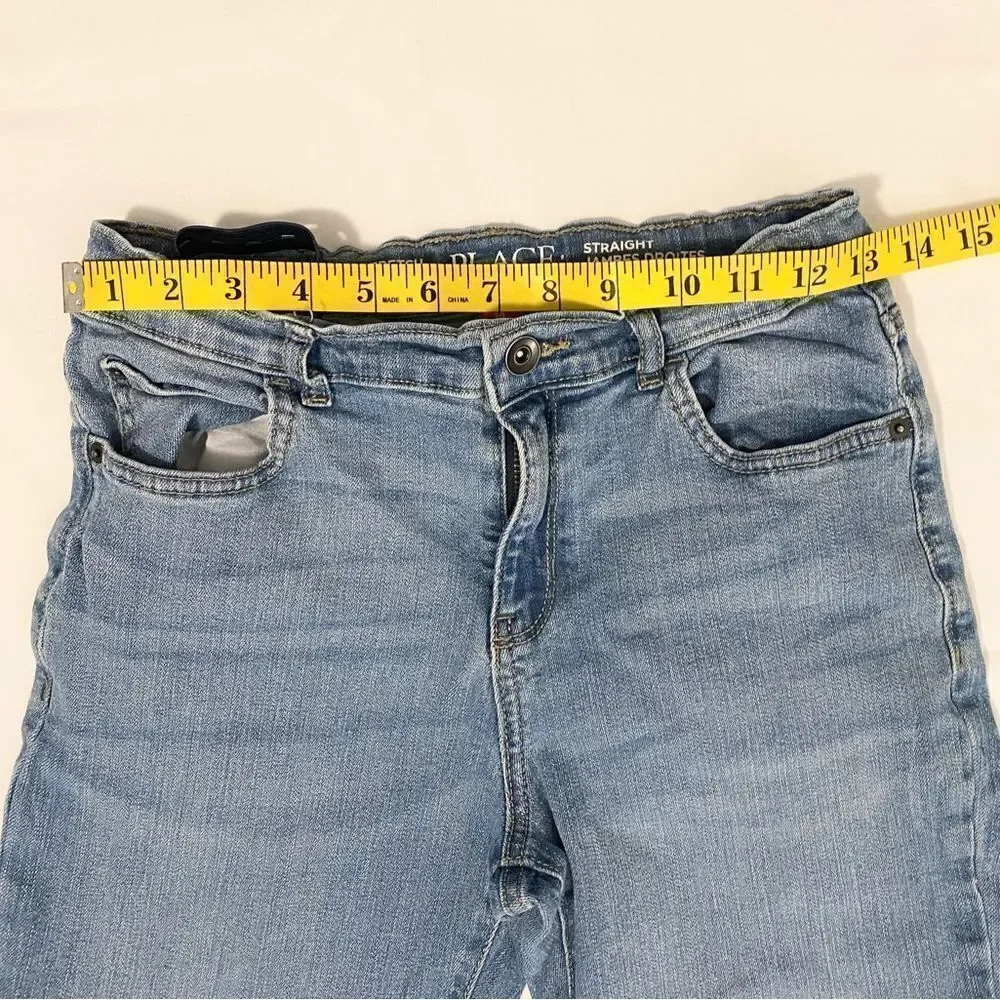 The Children’s Place adjustable waist boys jeans straight leg size 14. Lot of 2.