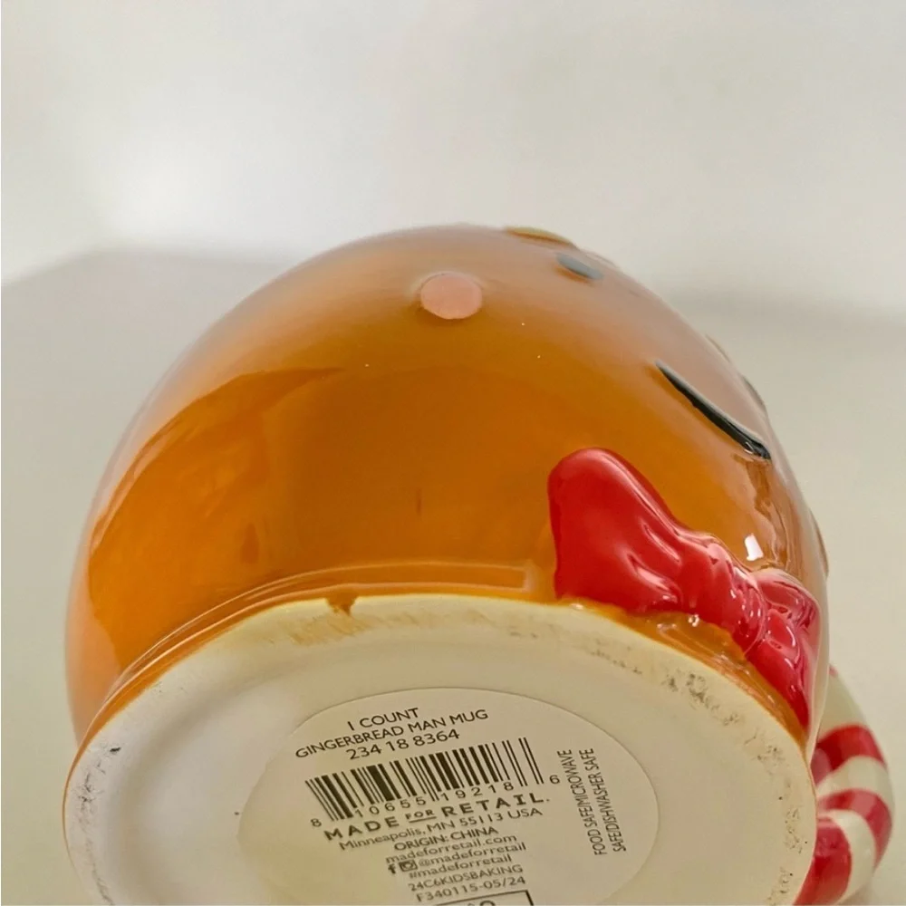 🆕 Target Gingerbread Man Mug Coffee Cup, Ceramic Mug Christmas Holiday Decor