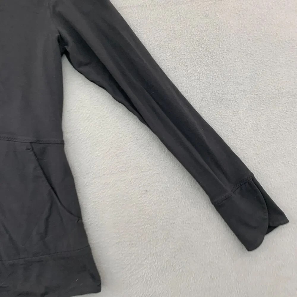 Lucy Jacket Womens Small Black Full Zip Long Sleeve Golfer Performance Yoga Top