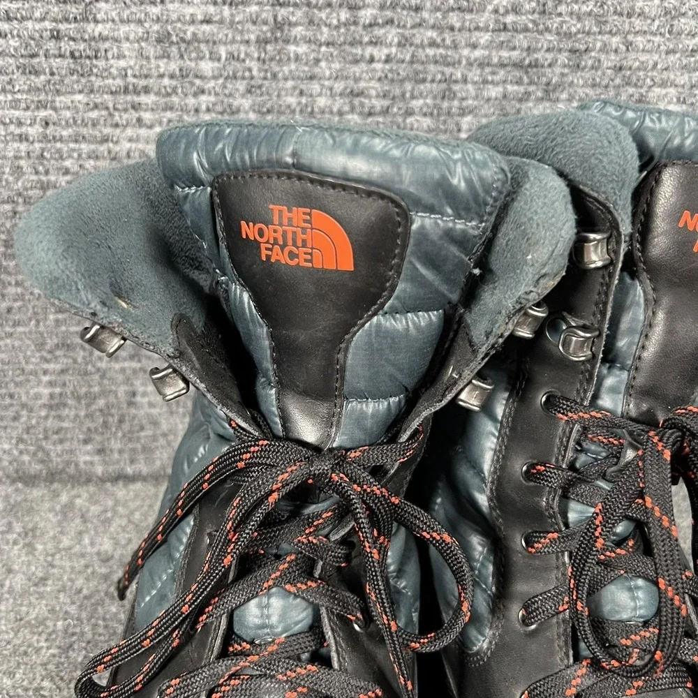 The North Face Boots Mens Size 11.5 Black Leather Insulated Snow NF00CXR9