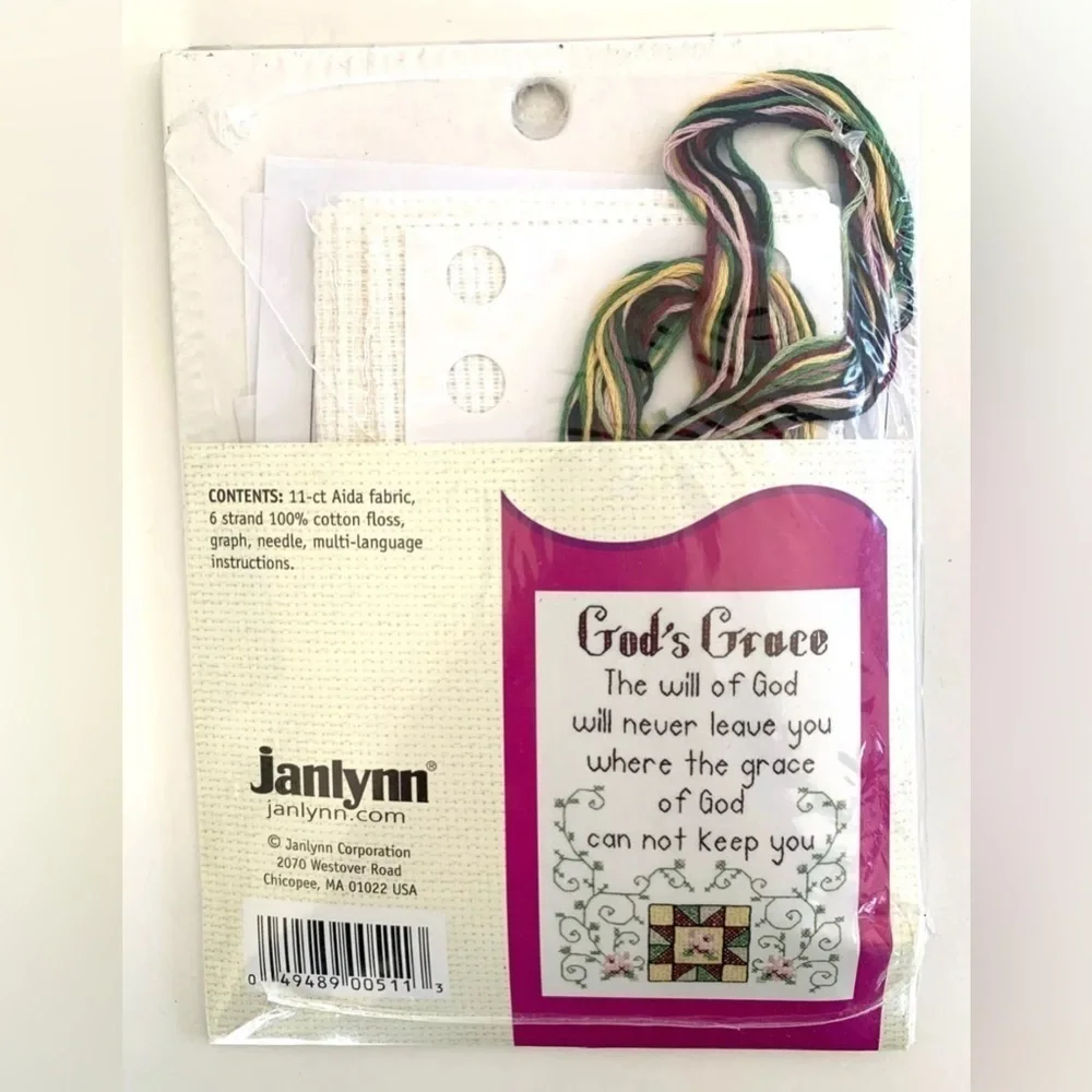 Janlynn Counted Cross Stitch New Complete Kit #999-1011 GOD'S GRACE 6
