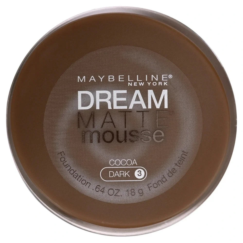 Maybelline Dream Matte Mousse Foundation COCOA Dark‎ 3 .64oz NEW SEALED