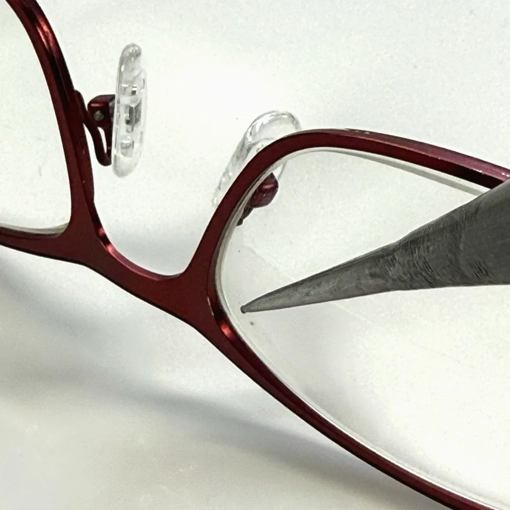 LAURA ASHLEY Caroline Eyeglasses Frame Only 53-17-135 Dark Burgundy Red Full Rim