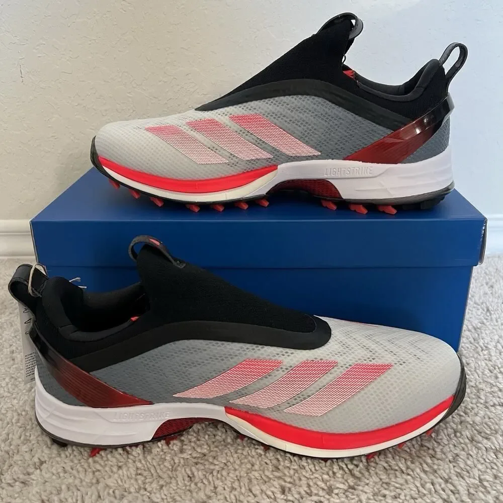 Adidas Adizero ZG BOA Golf Cloud White Lucid Red Cleats IH9896 Men Size 10.5 NWT