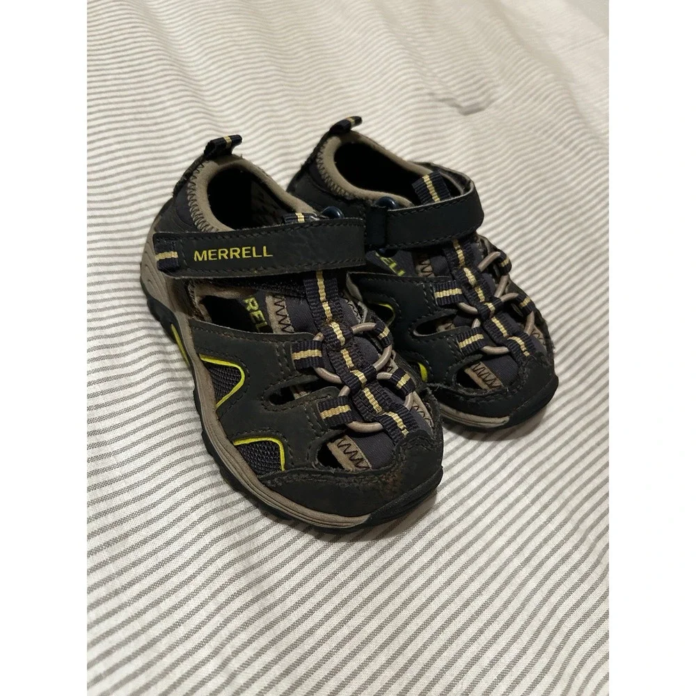 Merrell Hydro Sport Hiker Waterproof Sandals Toddler Boys‎ Size 5 Blue Shoes